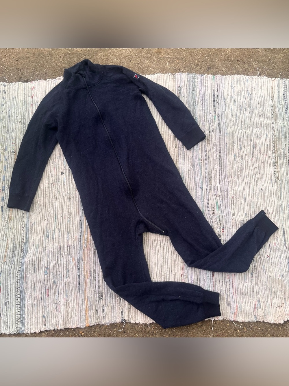 Polarn O. Pyret 100% merino wool romper pajamas